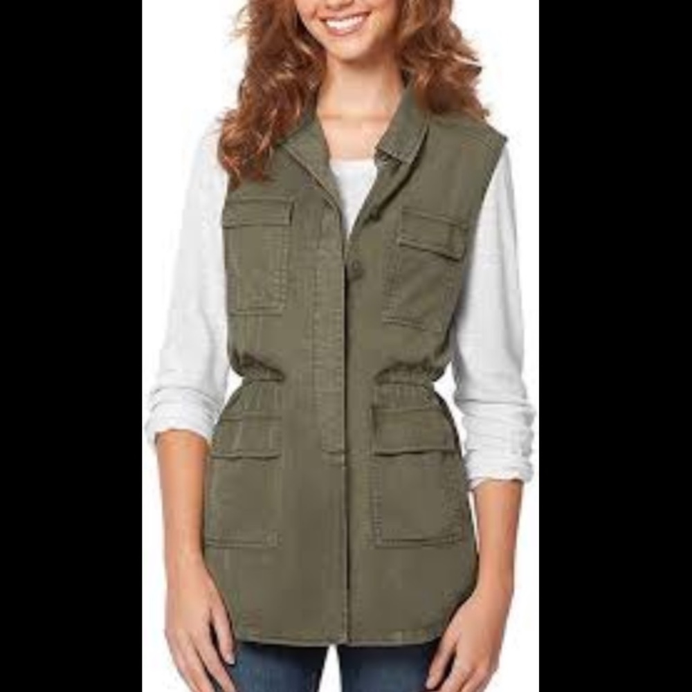 Madewell Olive Green Utility Vest